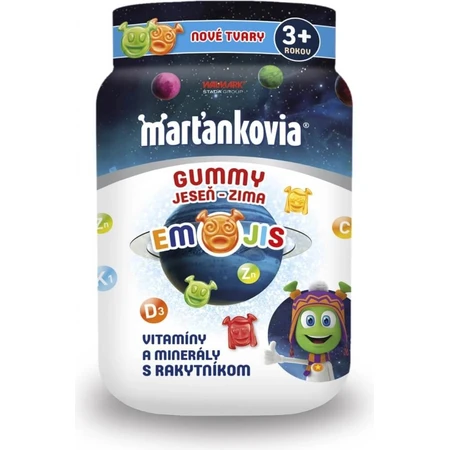 Martian GUMMY GUMMY AUTUNNO - INVERNO EMOJIS 50 pezzi 1×50 pezzi, integratore alimentare