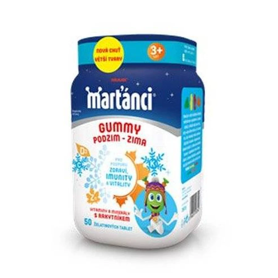 Martian GUMMY GUMMY AUTUNNO - INVERNO EMOJIS 50 pezzi 1×50 pezzi, integratore alimentare