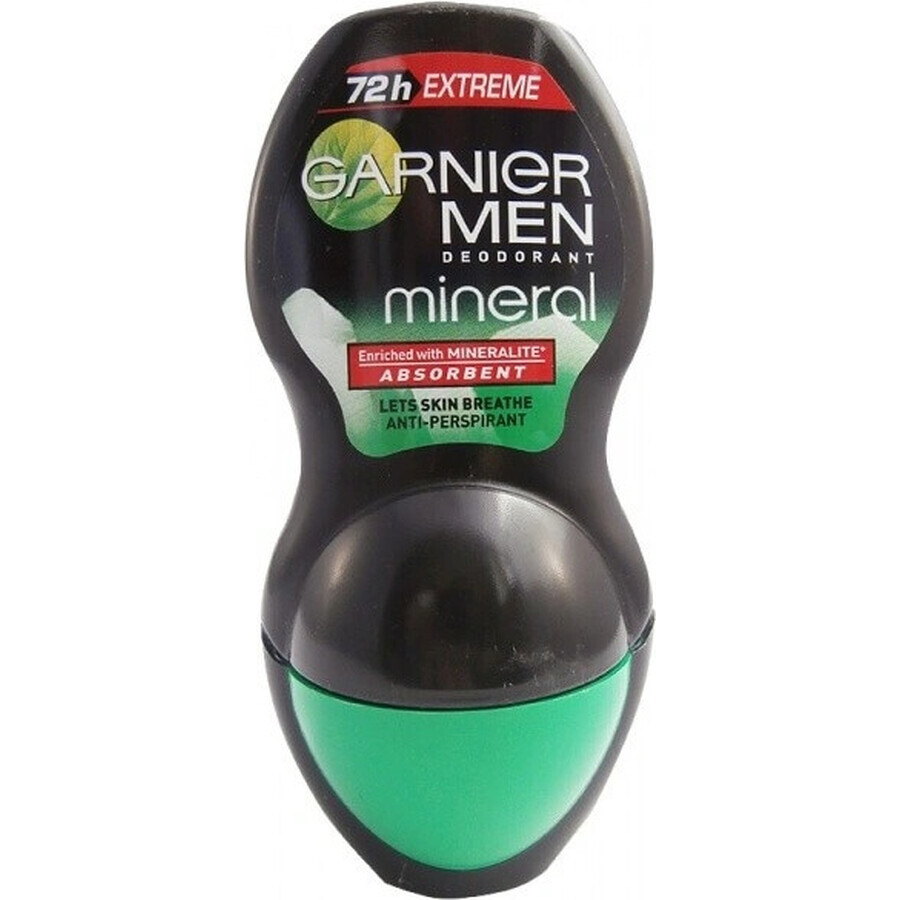 Garnier Men Mineral Extreme Men 1×50 ml, perla antitraspirante per uomo