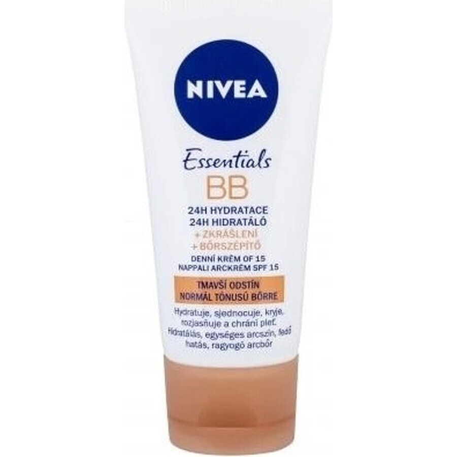 NIVEA Beautifying Beautifying Moisturising BB Cream 5in1 1×50 ml, dark BB cream