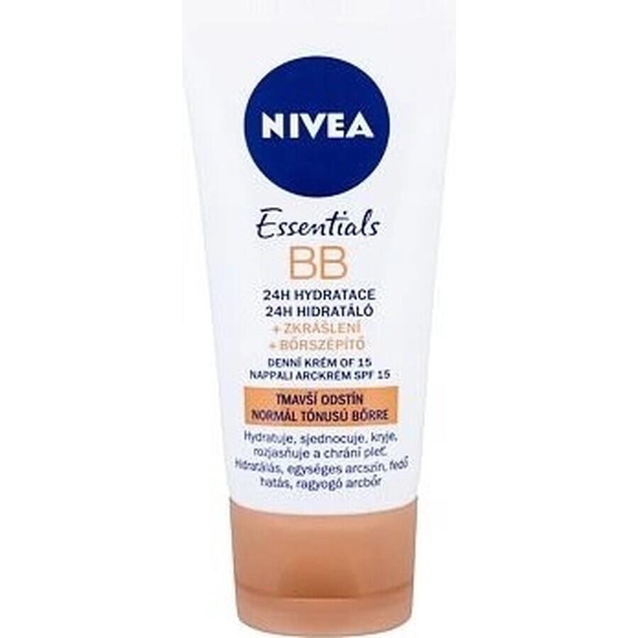 NIVEA Beautifying Beautifying Moisturising BB Cream 5in1 1×50 ml, dark BB cream