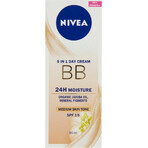 NIVEA Beautifying Beautifying Moisturising BB Cream 5in1 1×50 ml, dark BB cream