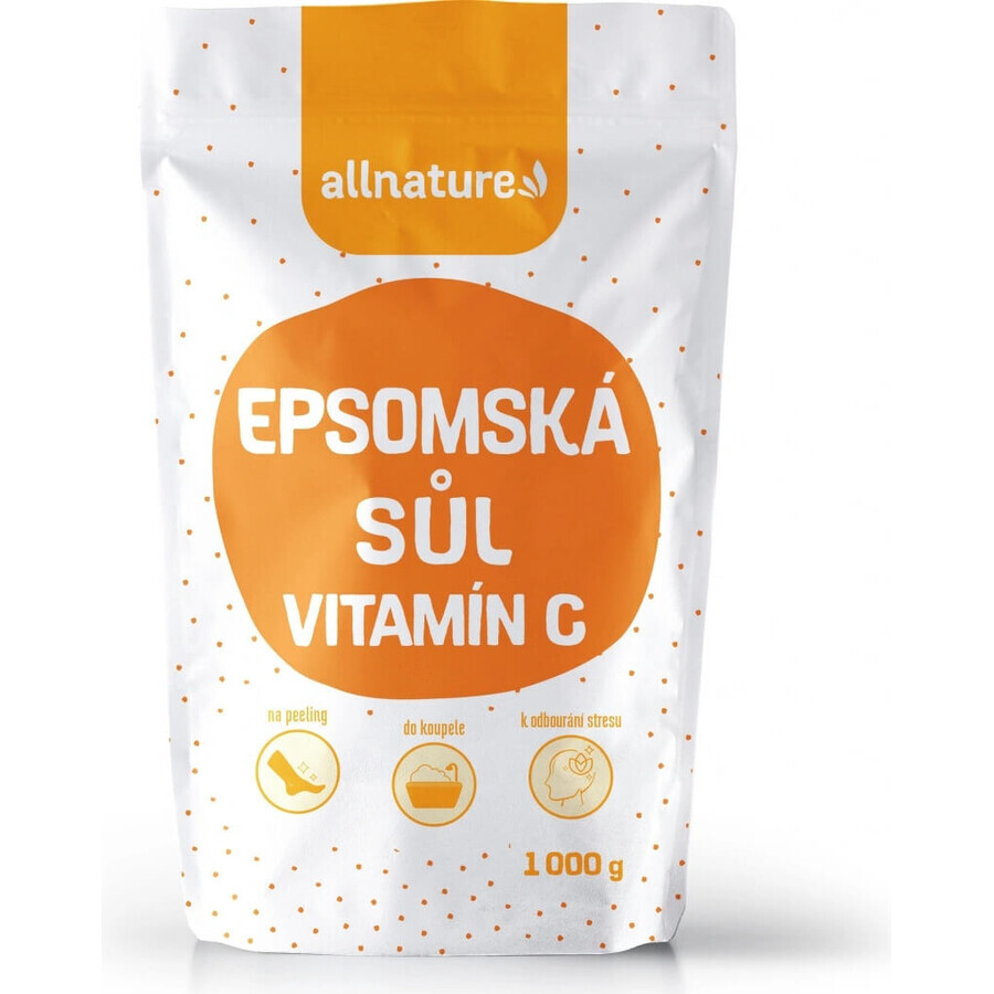 Allnature Sare Epsom Vitamina C 1000g 1×1000g