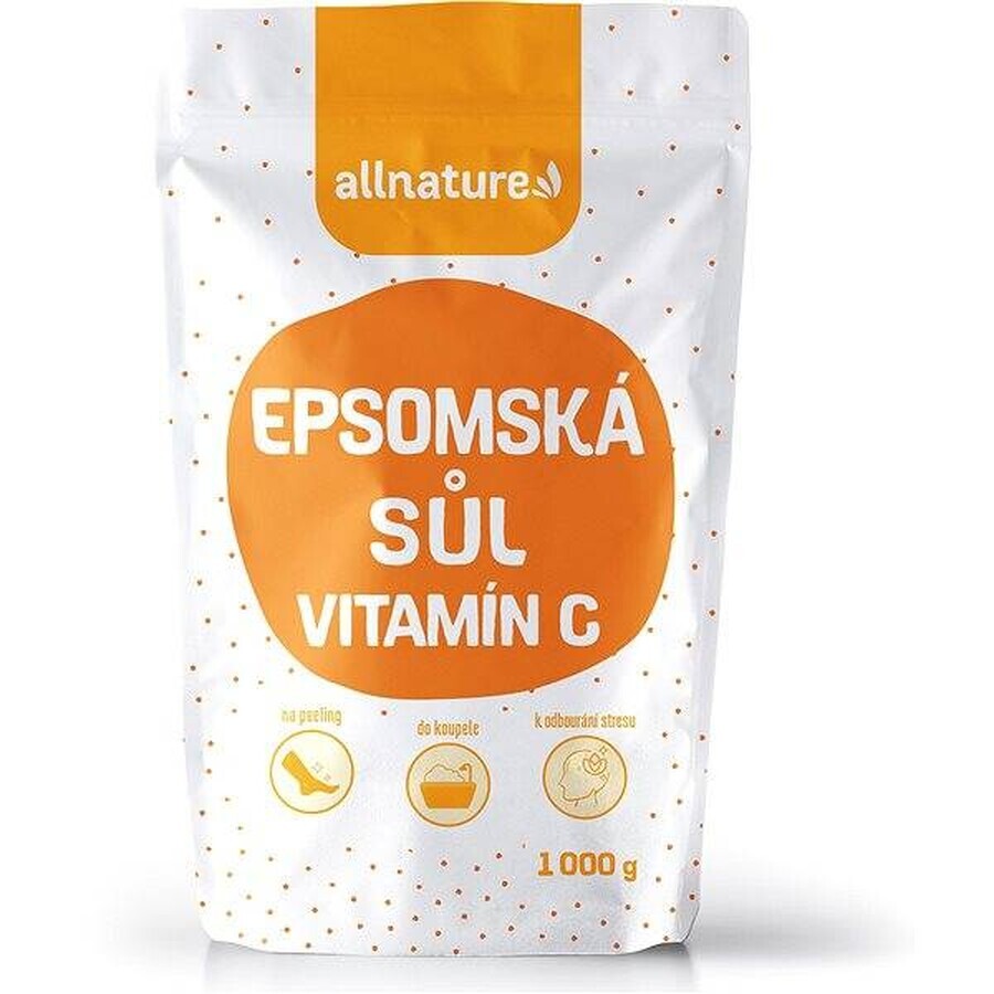 Allnature Sare Epsom Vitamina C 1000g 1×1000g