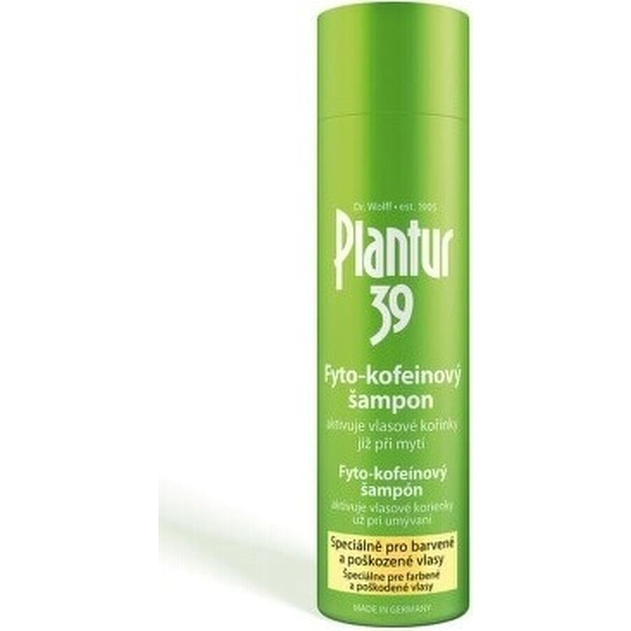 Plantur 39 Shampoo mit Phyto-Coffein für farbbehandeltes Haar 1×250 ml, Shampoo mit Coffein