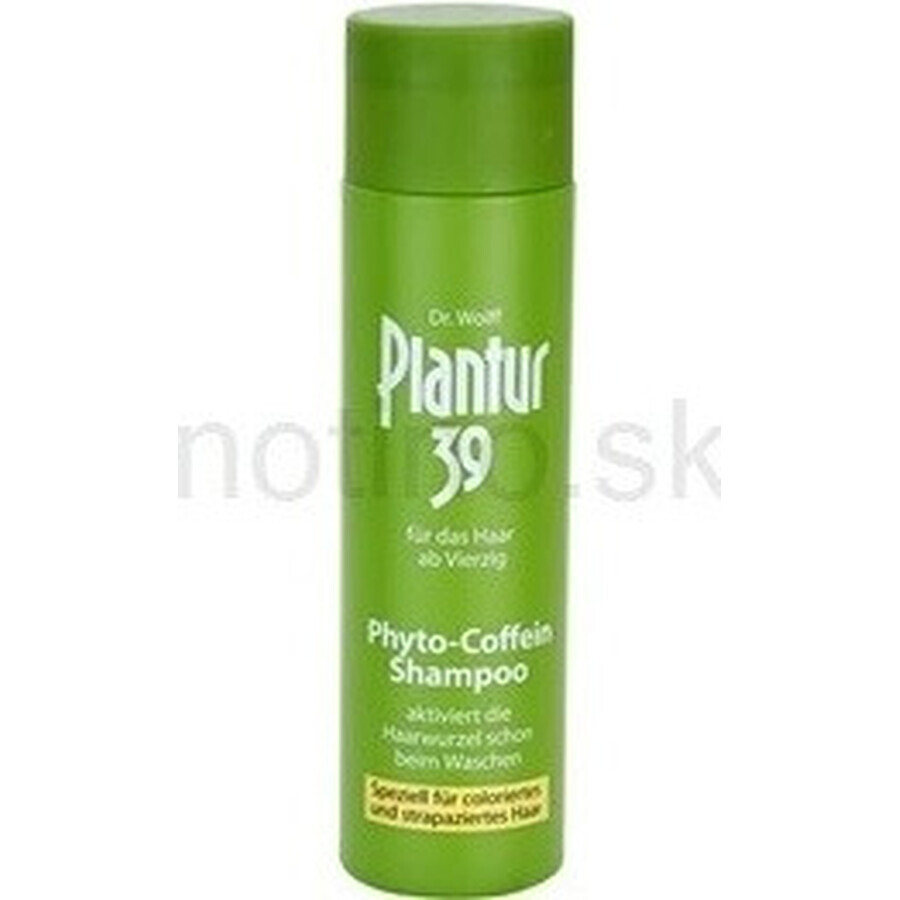 Plantur 39 Shampoo mit Phyto-Coffein für farbbehandeltes Haar 1×250 ml, Shampoo mit Coffein