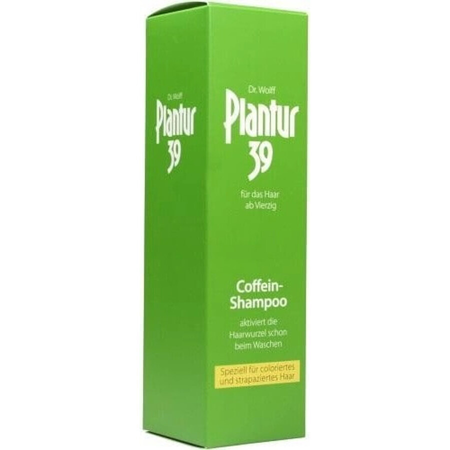 Plantur 39 Shampoo mit Phyto-Coffein für farbbehandeltes Haar 1×250 ml, Shampoo mit Coffein