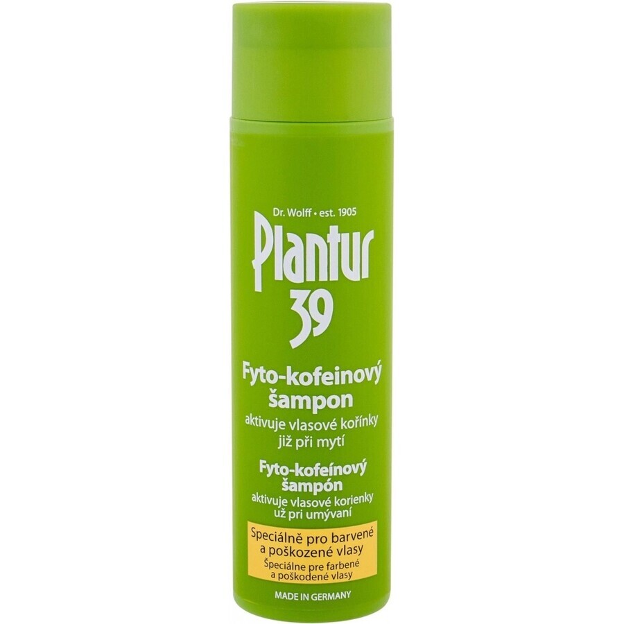 Plantur 39 Shampoo mit Phyto-Coffein für farbbehandeltes Haar 1×250 ml, Shampoo mit Coffein