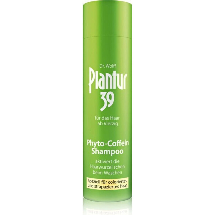 Plantur 39 Shampoo mit Phyto-Coffein für farbbehandeltes Haar 1×250 ml, Shampoo mit Coffein