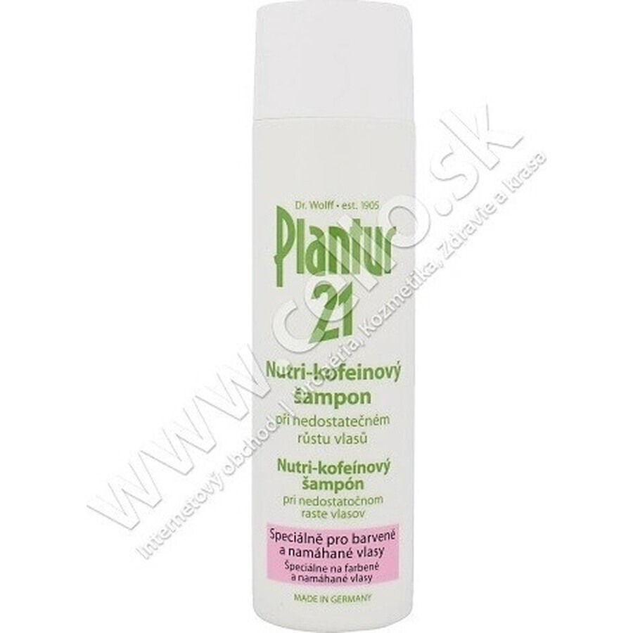 Plantur 39 Shampoo mit Phyto-Coffein für farbbehandeltes Haar 1×250 ml, Shampoo mit Coffein