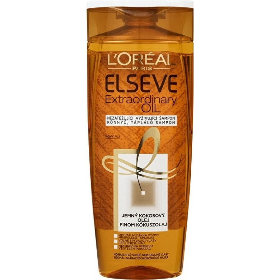 L'Oréal Paris Elseve Extraordinäres Öl Shampoo 1×400 ml, Shampoo