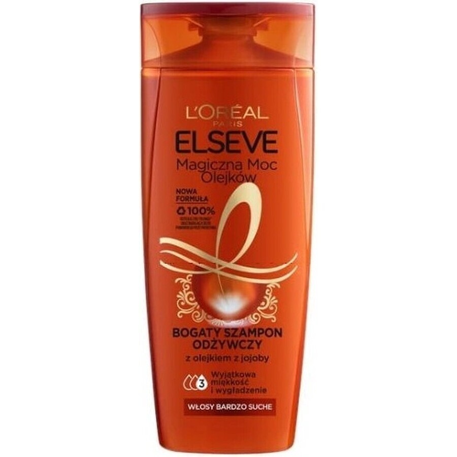 L'Oréal Paris Elseve Extraordinäres Öl Shampoo 1×400 ml, Shampoo