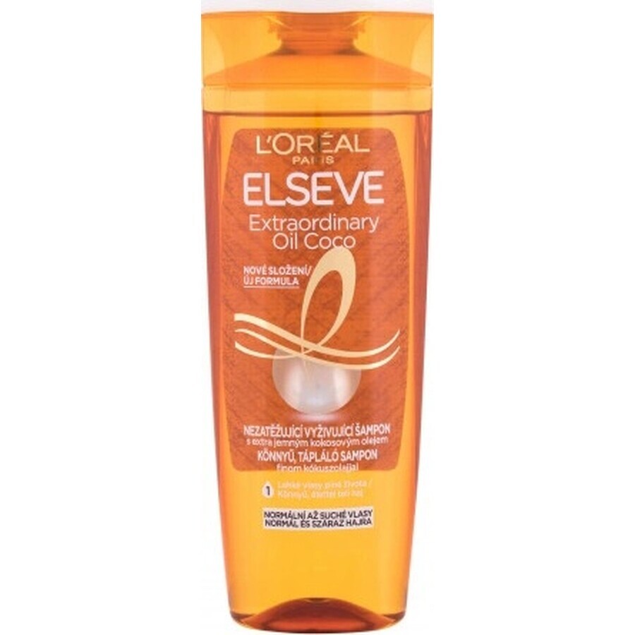 L'Oréal Paris Elseve Extraordinäres Öl Shampoo 1×400 ml, Shampoo