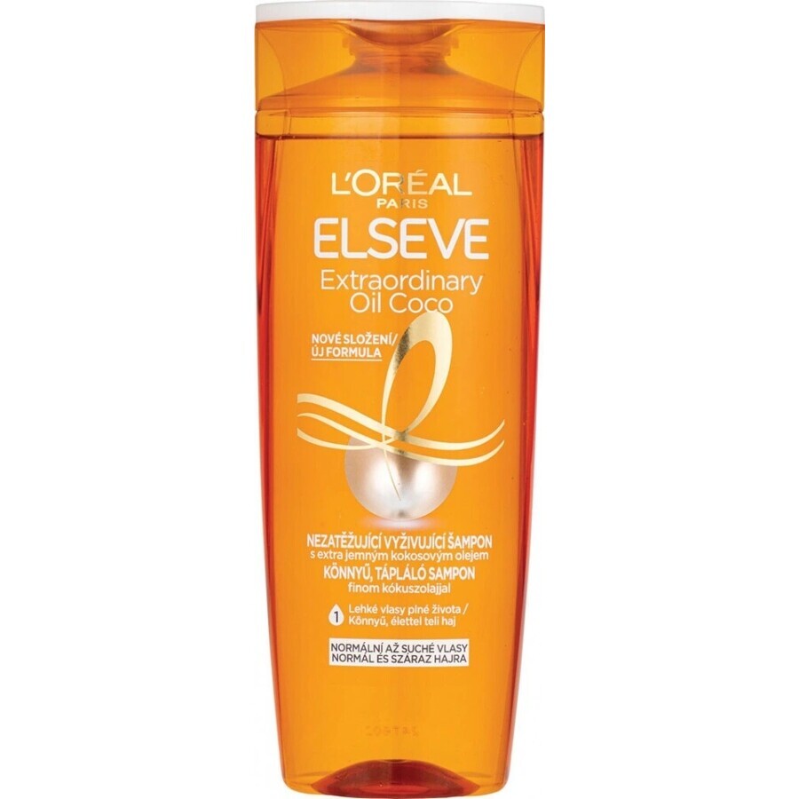 L'Oréal Paris Elseve Extraordinäres Öl Shampoo 1×400 ml, Shampoo