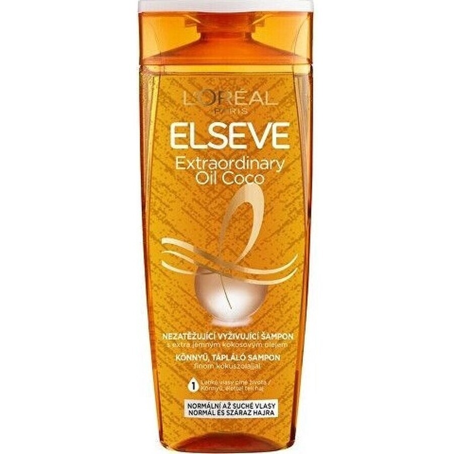 L'Oréal Paris Elseve Extraordinäres Öl Shampoo 1×400 ml, Shampoo