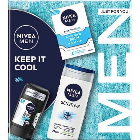 NIVEA MEN BOX BALM COOLING BALM 1×1 pc, gift pack