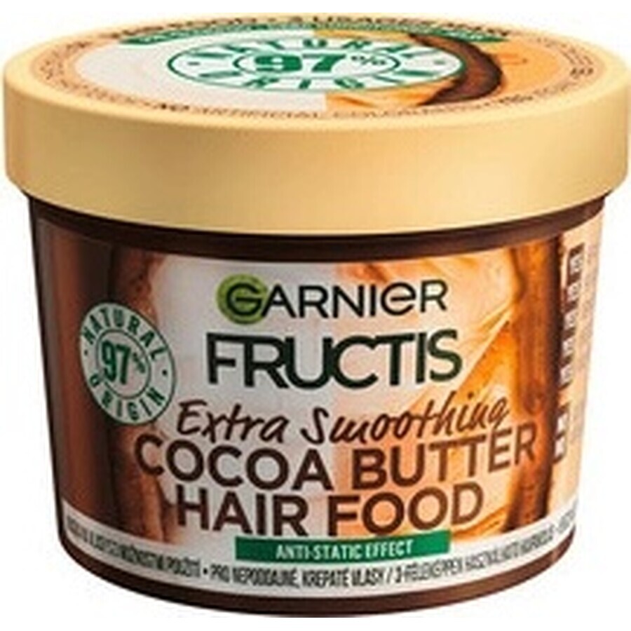 Garnier Fructis Fructis Hair Food Cocoa Butter smoothing mask for rebellious and frizzy hair, 400 ml 1×400 ml, hair mask