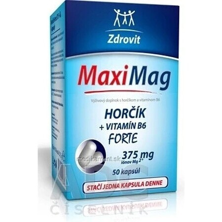 ZDROVIT MAXI MAG HORCIK+B6 FORTE 1×50 cps, Nahrungsergänzungsmittel