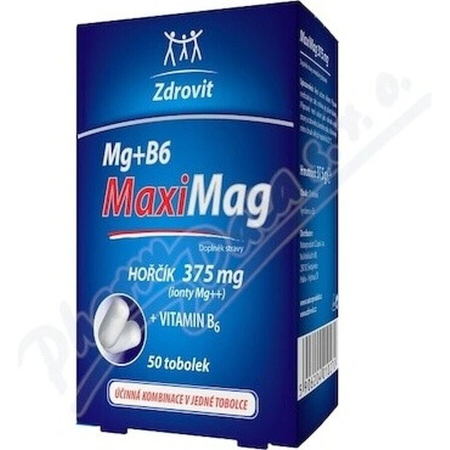 ZDROVIT MAXI MAG HORCIK+B6 FORTE 1×50 cps, Nahrungsergänzungsmittel