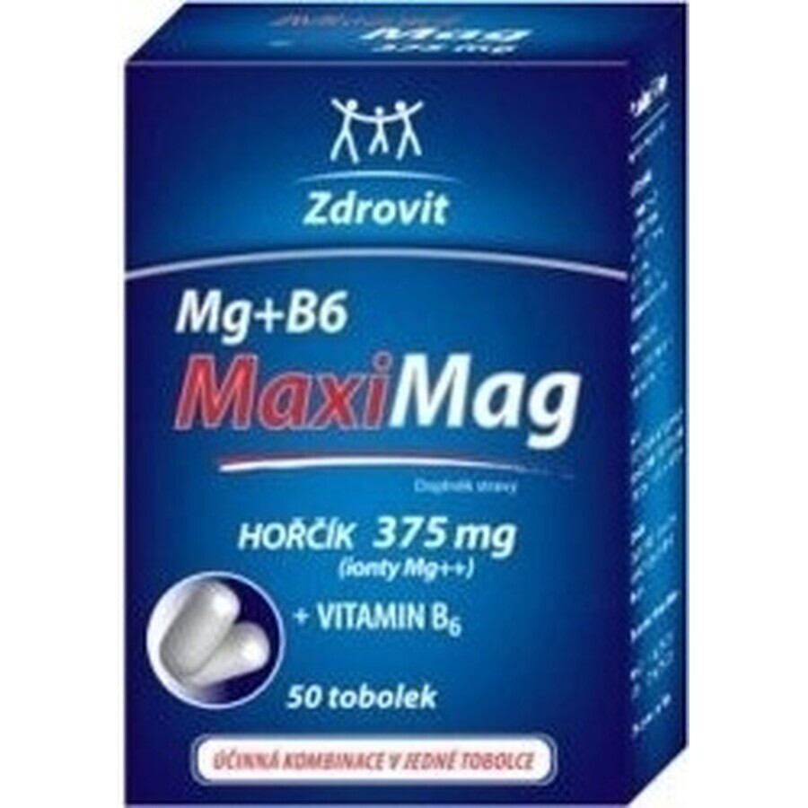 ZDROVIT MAXI MAG HORCIK+B6 FORTE 1×50 cps, Nahrungsergänzungsmittel