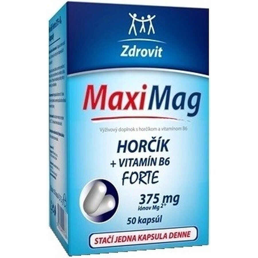 ZDROVIT MAXI MAG HORCIK+B6 FORTE 1×50 cps, Nahrungsergänzungsmittel