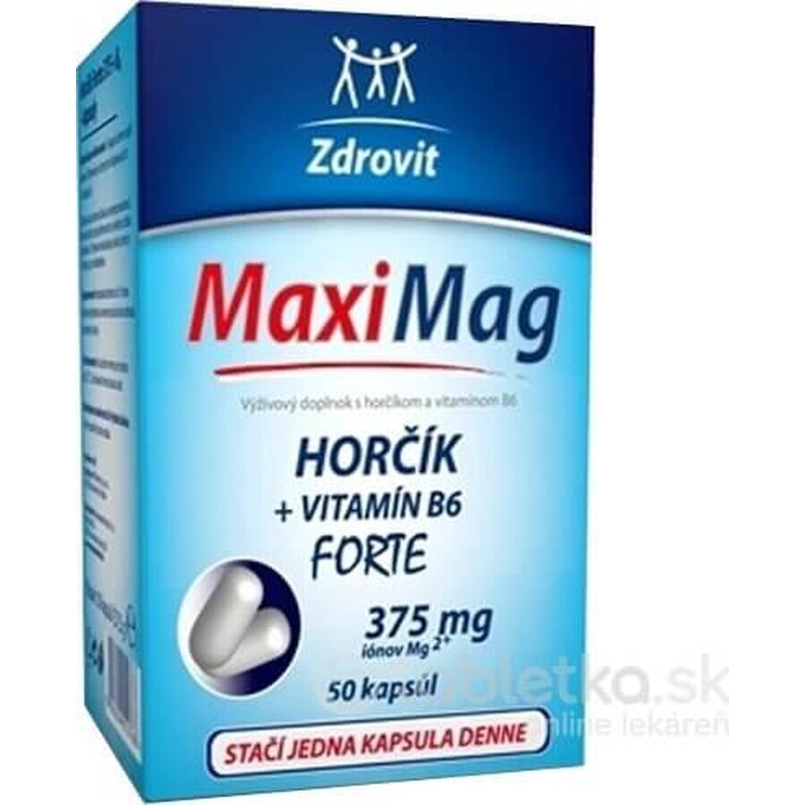 ZDROVIT MAXI MAG HORCIK+B6 FORTE 1×50 cps, Nahrungsergänzungsmittel