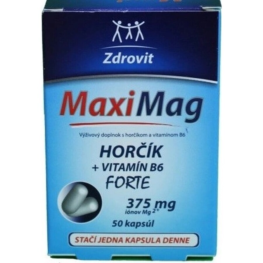 ZDROVIT MAXI MAG HORCIK+B6 FORTE 1×50 cps, Nahrungsergänzungsmittel