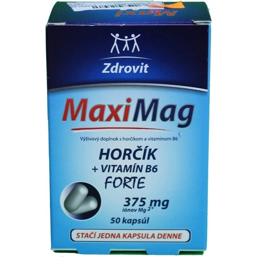 ZDROVIT MAXI MAG HORCIK+B6 FORTE 1×50 cps, Nahrungsergänzungsmittel