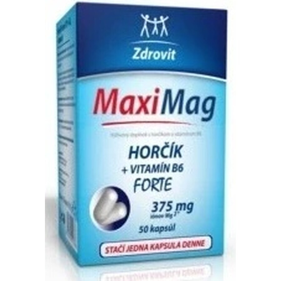 ZDROVIT MAXI MAG HORCIK+B6 FORTE 1×50 cps, Nahrungsergänzungsmittel