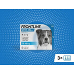 FRONTLINE spot-on for DOG M 3 x 1,34 ml 3x1,34 ml, Lösung für Hunde