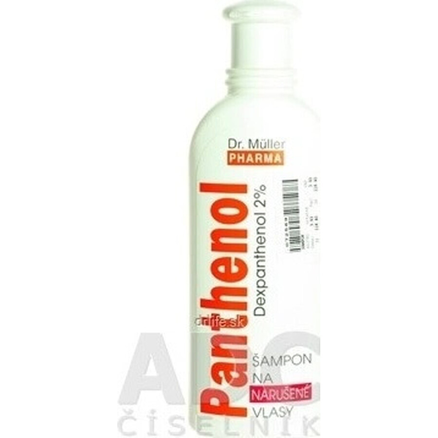 Dr. Müller PANTHENOL SHAMPOO FÜR KRAUSES HAAR 1×250 ml, Shampoo