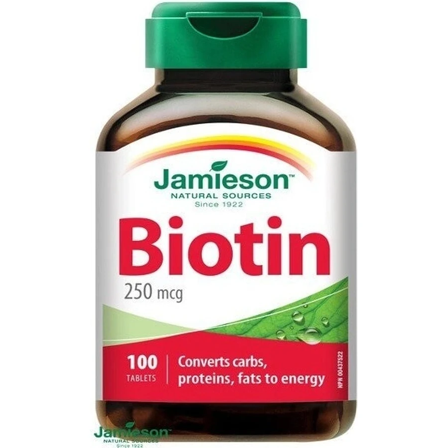 JAMIESON BIOTIN 250 µg 1×100 tbl, Biotin