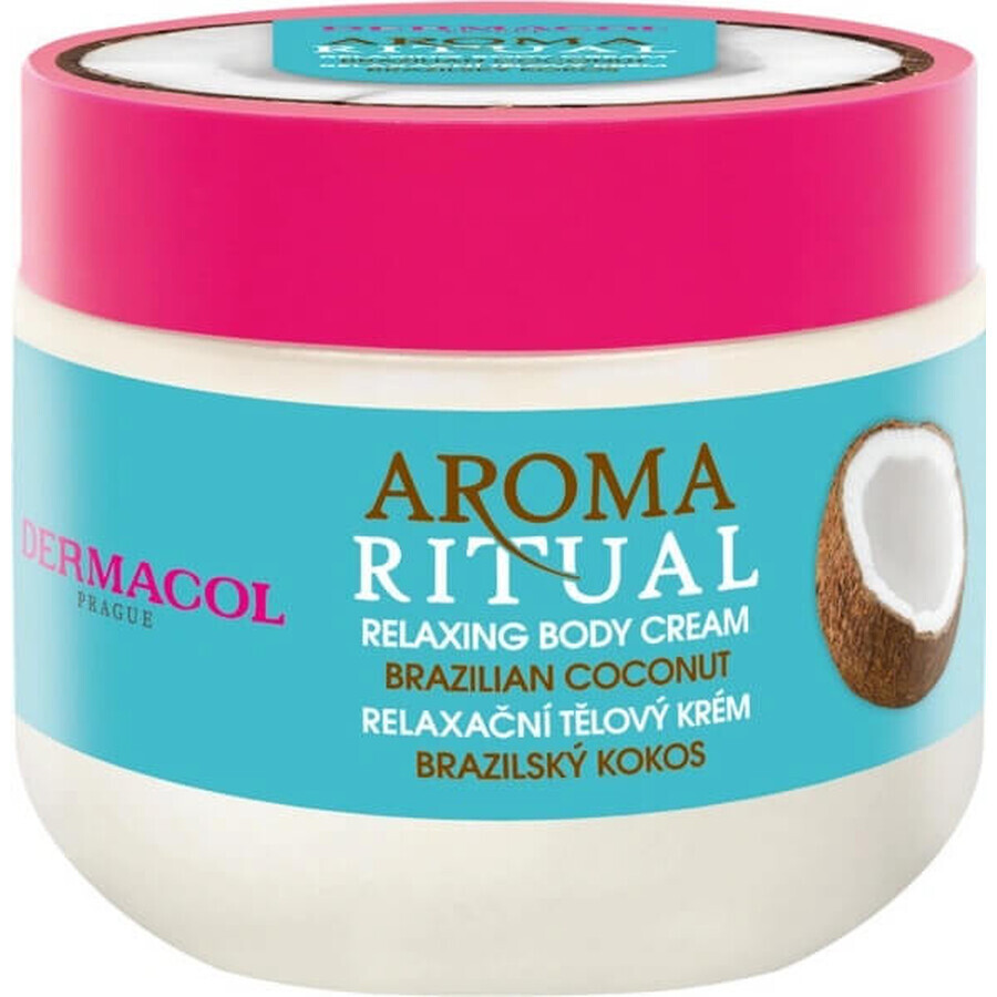 Dermacol Aroma Ritual Brasilianische Kokosnuss Körpercreme 1×300 ml, Körpercreme