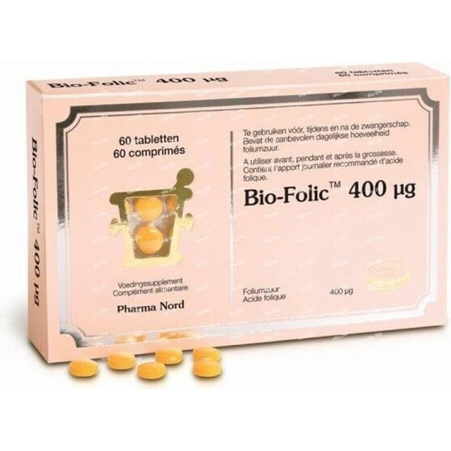 PHARMA NORD BIO-FOLIC 1×60 tbl, complemento alimenticio