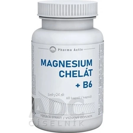 Pharma Activ MAGNESIUM CHELATE MAGNESIUM + B6 1×60 tbl, food supplement