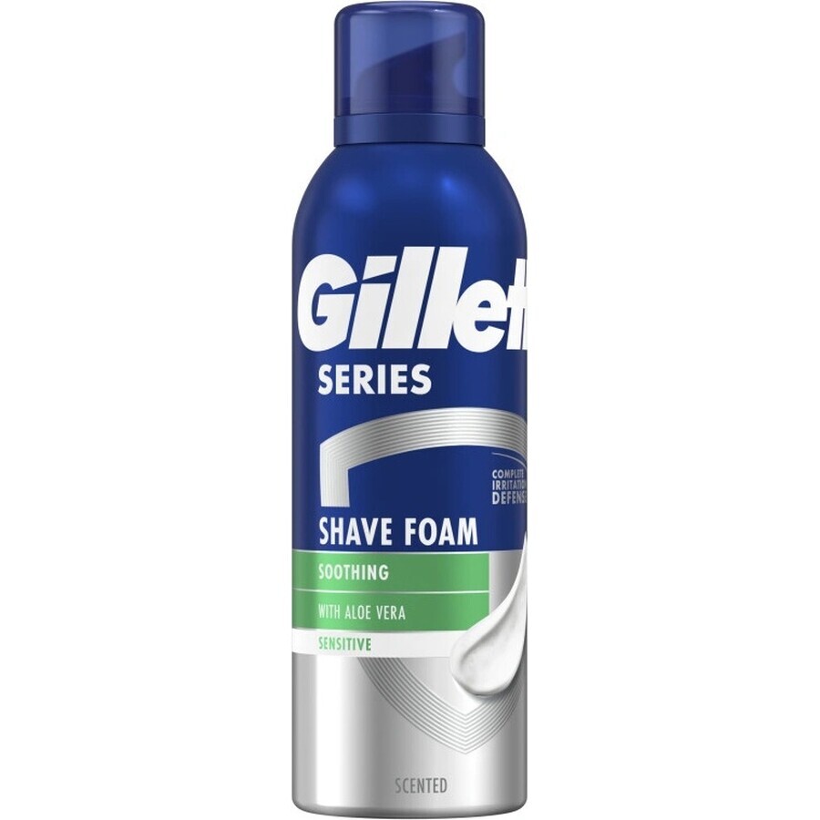 Gillette P-Series Calmante 200ml 1×200ml espuma de afeitar