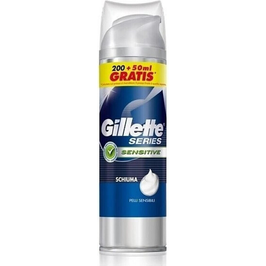 Gillette P-Series Calmante 200ml 1×200ml espuma de afeitar