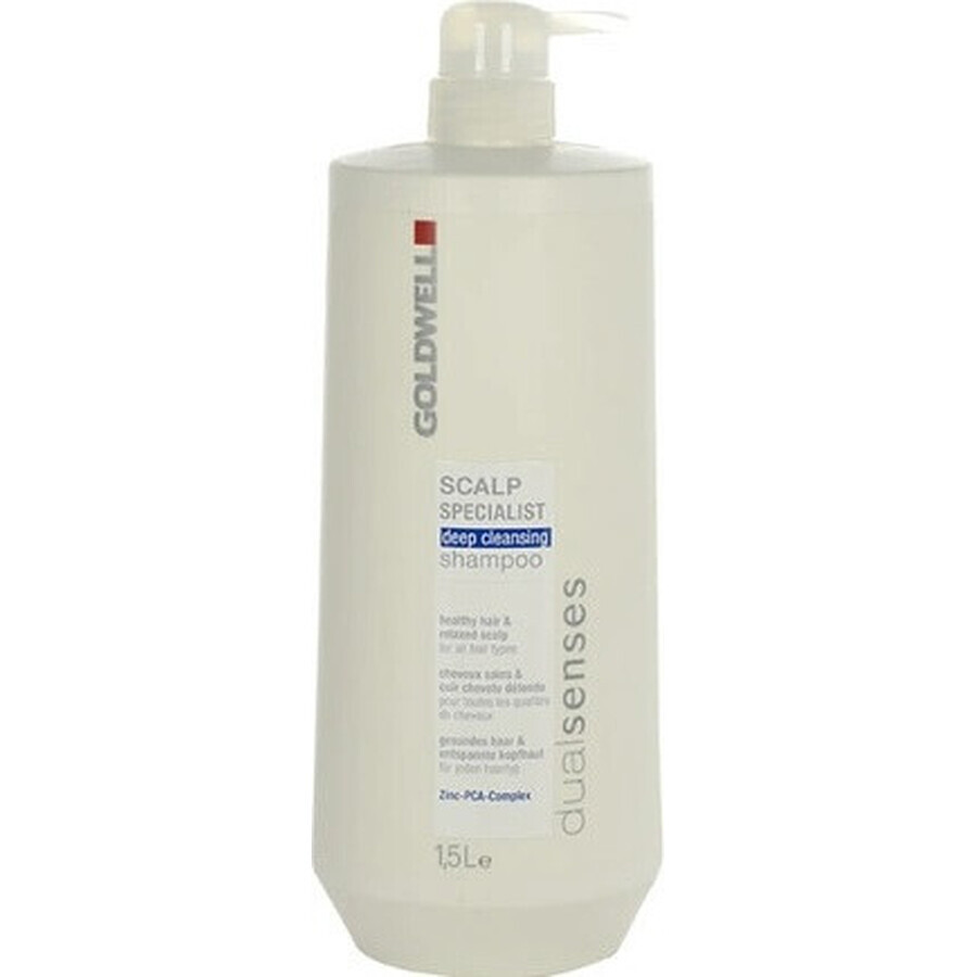 Goldwell Shampooing moussant pour peaux sensibles Spécialiste du cuir chevelu Dualsenses 1×250 ml, shampooing moussant