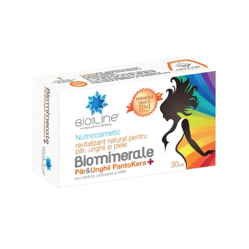 Biominerals Haare und Nägel PantoKera+, 30 Kapseln, Helcor