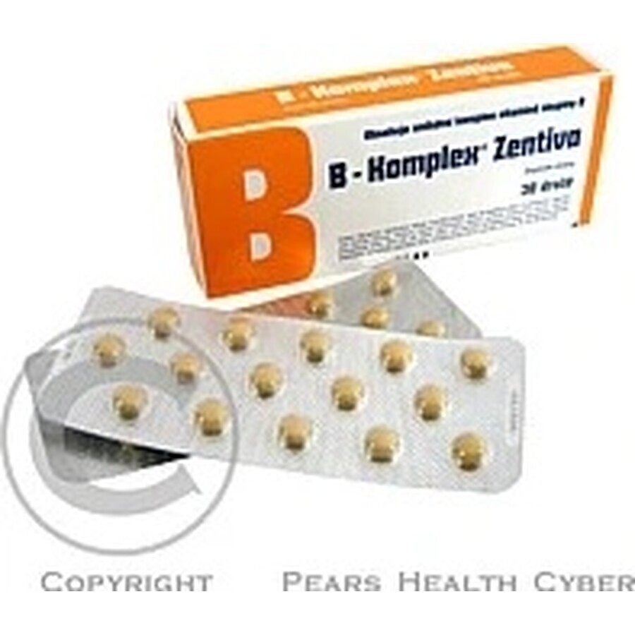 B-Komplex Zentiva 30 tbl 1×30 tbl, Vitamin B