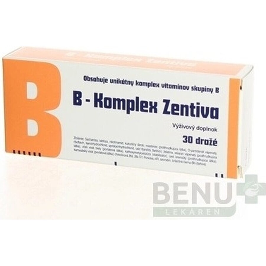 B-Komplex Zentiva 30 tbl 1×30 tbl, Vitamin B