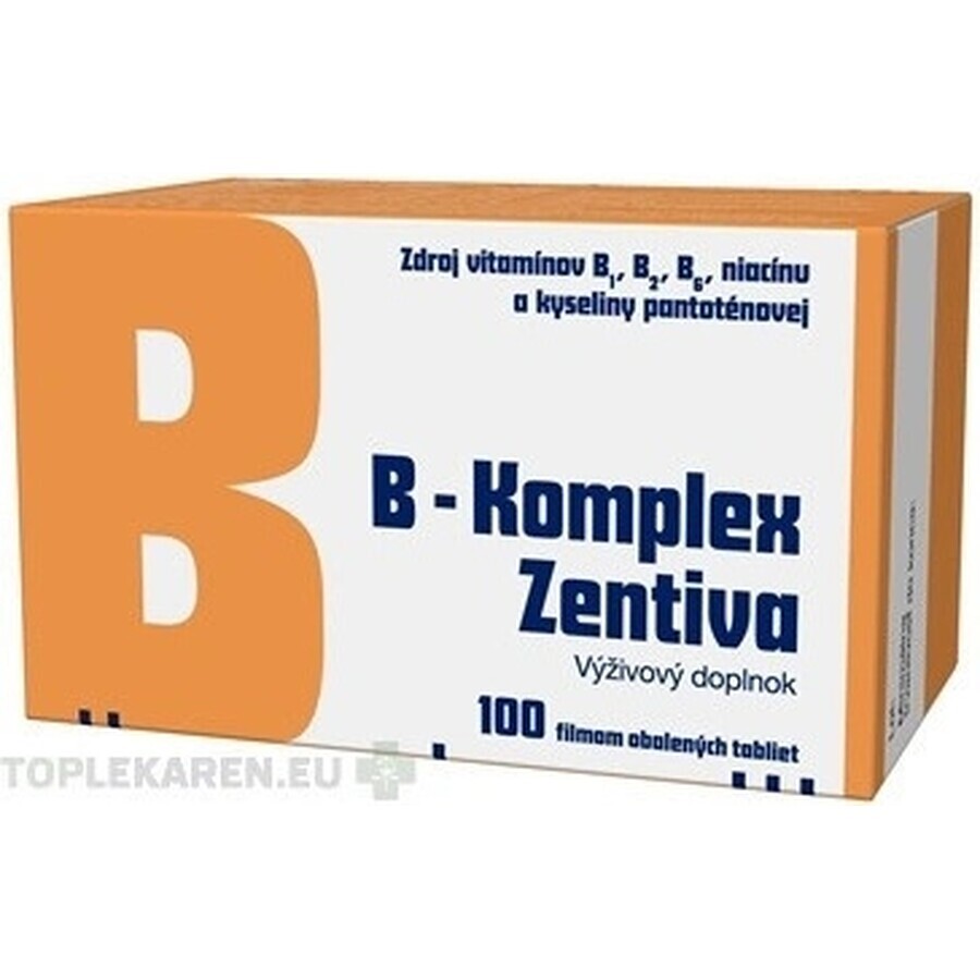 B-Komplex Zentiva 30 tbl 1×30 tbl, Vitamin B