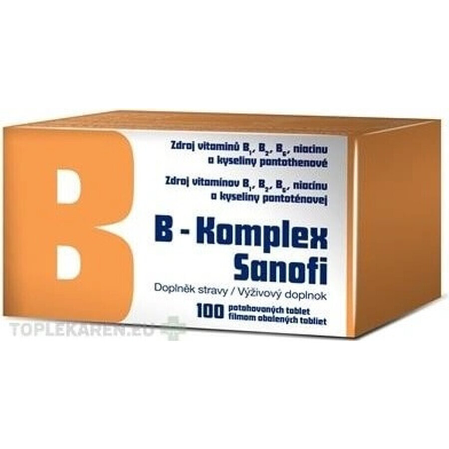 B-Komplex Zentiva 30 tbl 1×30 tbl, Vitamin B