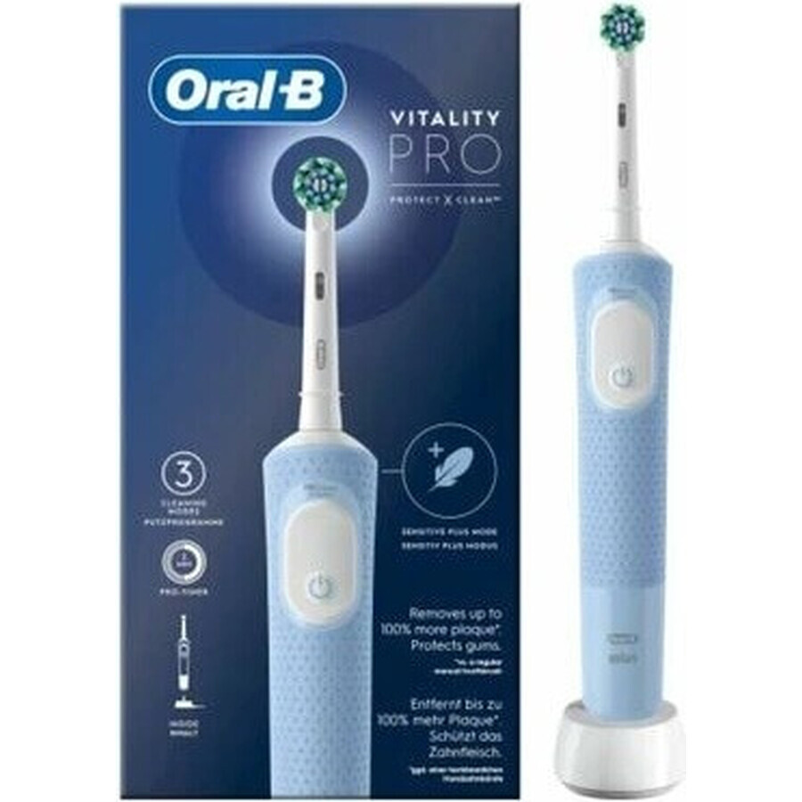 Oral-B Oral-B EK Vitality Pro Protect X Clean Vapour Blue 1×1 elektrische tandenborstel