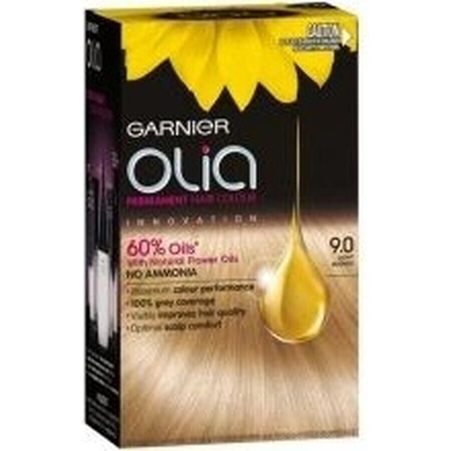 Garnier Olia permanent culoare de păr 9.11 argint metalic 1×1 set, permanent culoare de păr