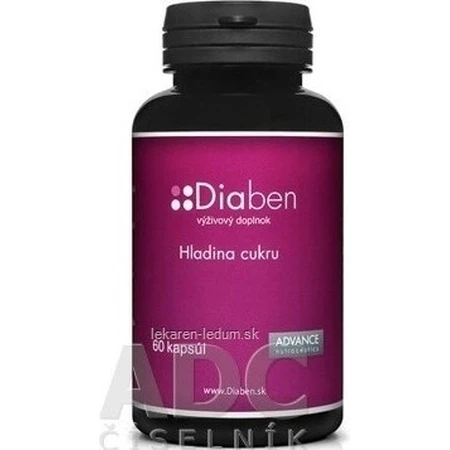 Diaben 60 cps. - nivel de zahăr 1×60 cps, supliment alimentar