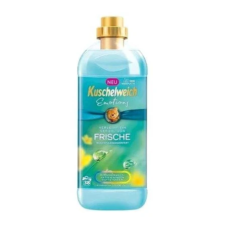 Balsam de rufe Kuschelweich - Emoții albastru, 38 de spălări 1×1 l, balsam de rufe