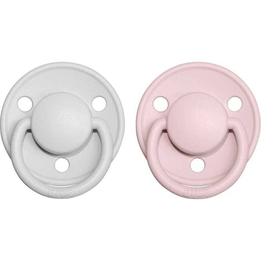 BIBS De Lux BIBS siliconenspeen BIBS De Lux haze/blossom 1×2 stuks, one size