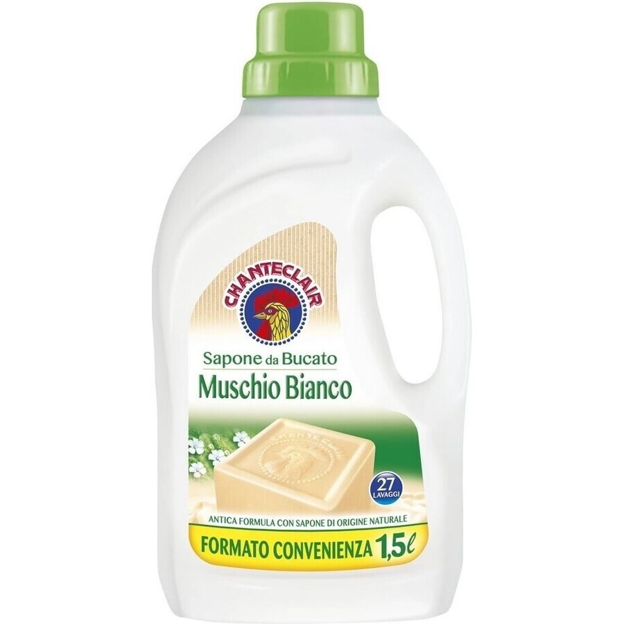 Chanteclair Muschio Bianco 27P 1×1500 ml Chanteclair Muschio Bianco 27P 1×1500 ml sapone liquido per bucato