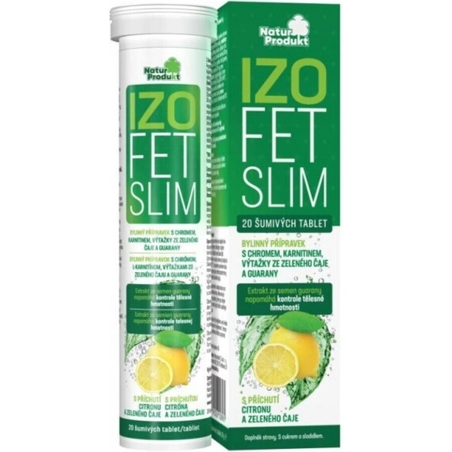 Naturprodukt Izofet Slim 1×20 tbl, supliment alimentar